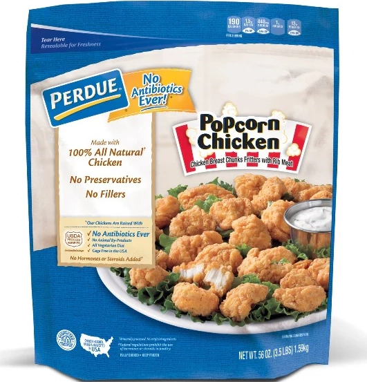 popcorn chicken calories