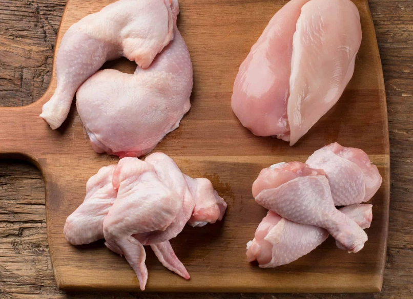 white meat chicken parts