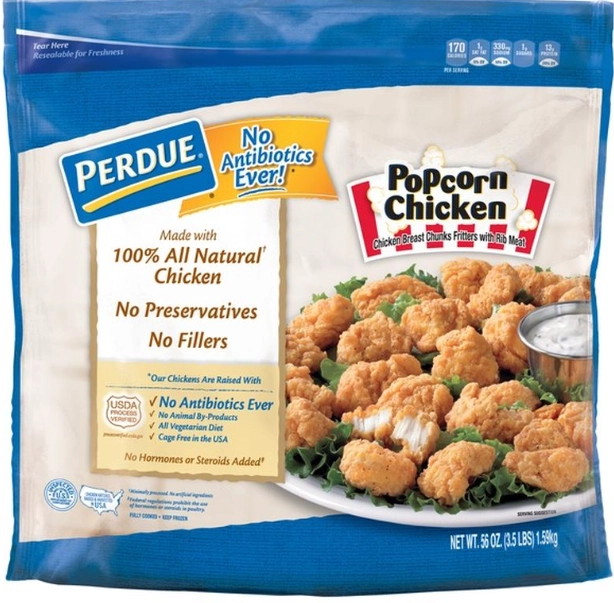 popcorn chicken calories