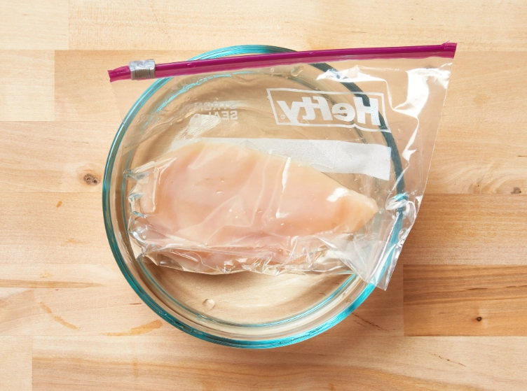 how to defrost chicken in fridge