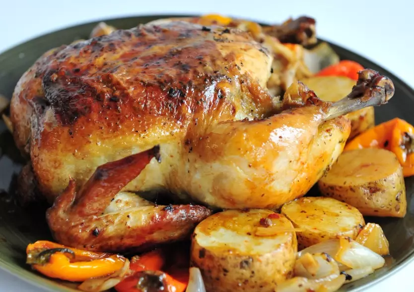 how to cook a whole chicken in the oven