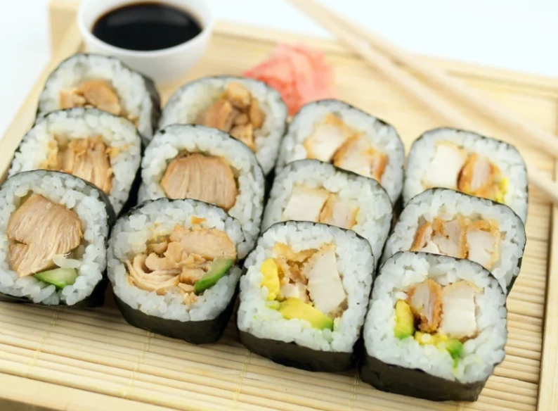 what is chicken teriyaki roll
